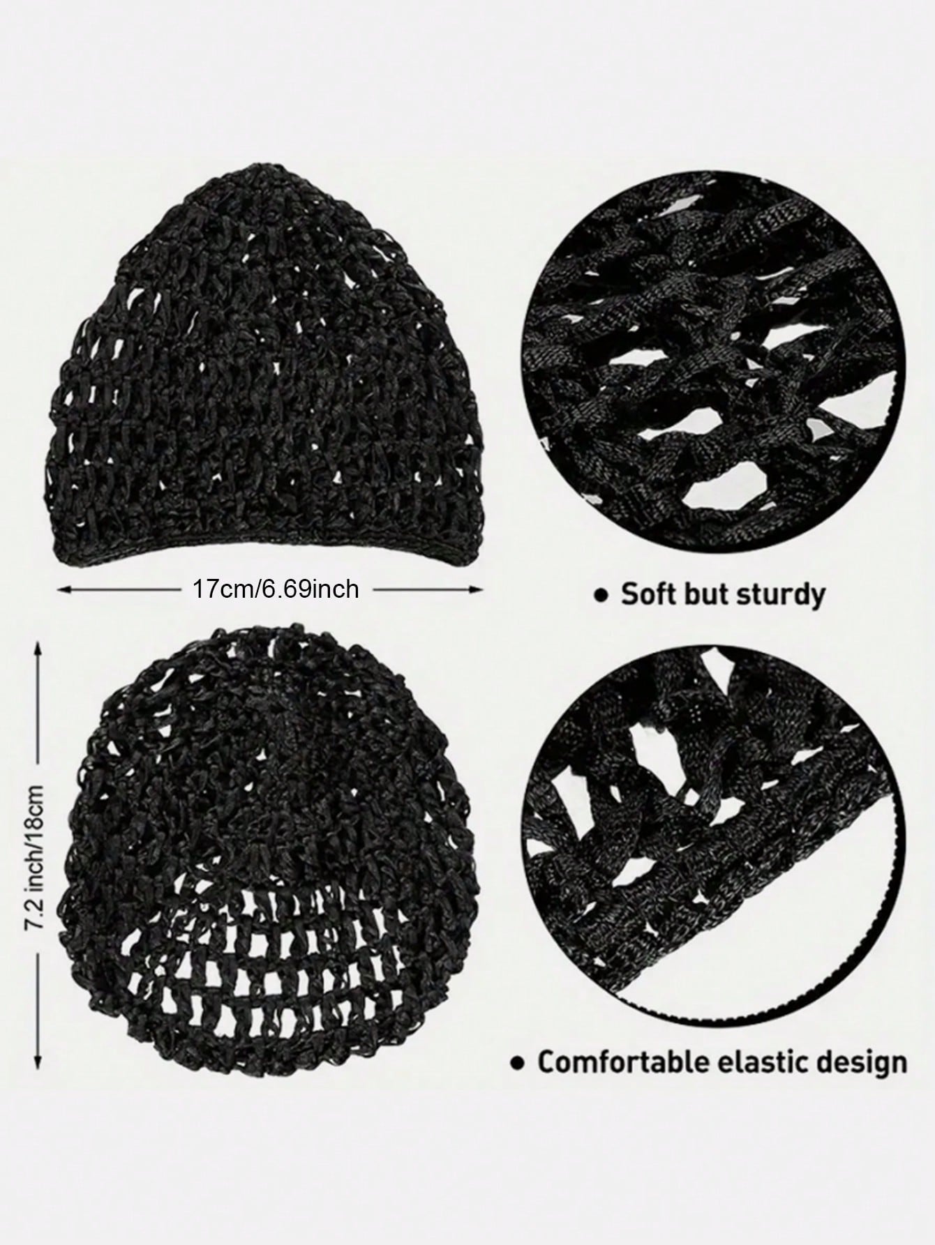 Hollow Out Crochet Hat Silk Bonnet Satin Bonnet Hair Sleep Cap Sleep Bonnet