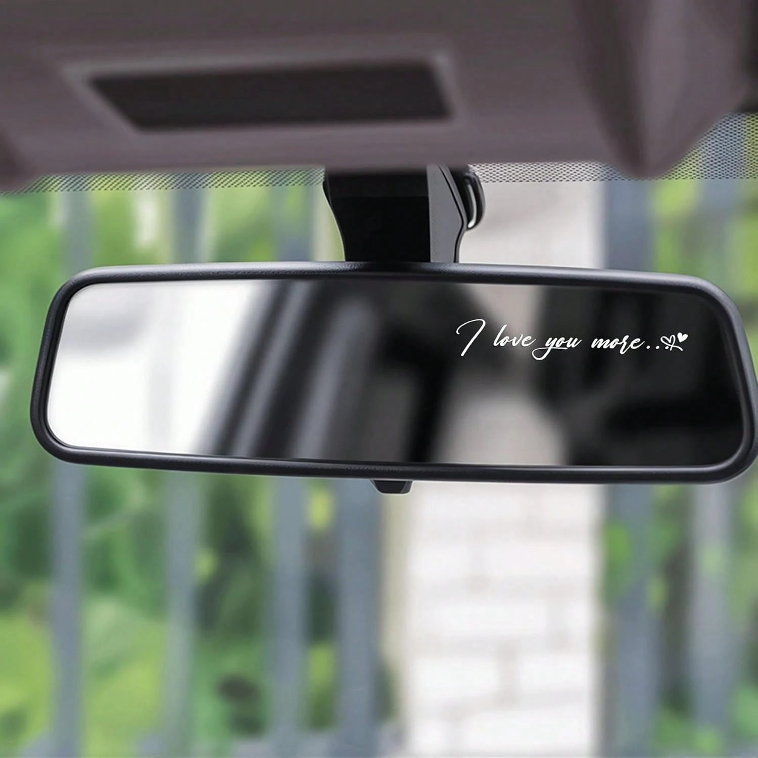"I Love You More" Sticker, Cute Romantic Love Quote, UV DTF Vinyl Decal, Waterproof For Laptop, Luggage, Mirror, Car Window, Sweet Gift For Couples, Friends, Boyfriend, Girlfriend