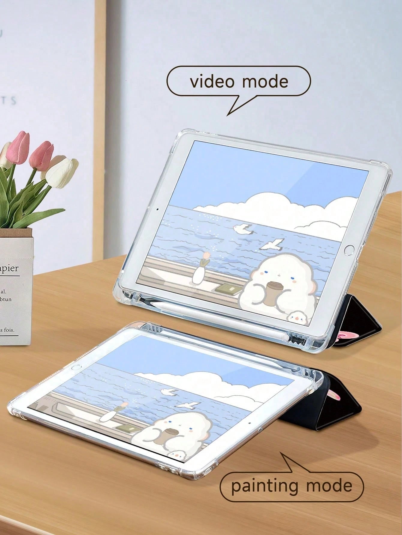 I'm Just A Girl DIY Collage Protective Case Compatible With IPad Air 4/5 10.9 Inch, IPad 7/8/9/10.2 Inch, IPad 10th Gen, Kindle Paperwhite 12th Gen 2024, Kindle (11th Generation) 2022 Release, Galaxy