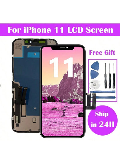 Incell LCD Display Screen With Touch Digitizer Assembly For IPhone 11, No Dead Pixels, Replacement Screen For IPhone 11