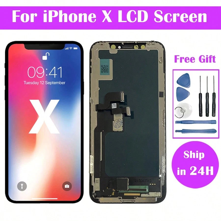Incell LCD Display Screen With Touch Digitizer Assembly For IPhone 11, No Dead Pixels, Replacement Screen For IPhone 11