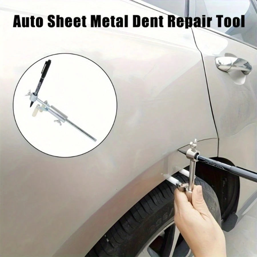 Iron Automotive Sheet Metal Dent Repair Tool Adjustable 00 To 787 Inch Uncharged Car Wheel Eyebrow Parallel Scriber Data Recovery Paint Marking Tool