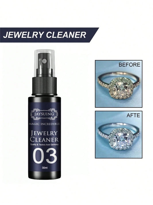 JAYSUING 1pc/Jewelry Cleaner, Suitable For Watches, Diamond Rings, Rust Removal, Stain Removal, Dial Maintenance, Cleaning, Gold Jewelry, 30ml Jewelry Cleaner Watch Ring Spray, Multi-Functional Rust R