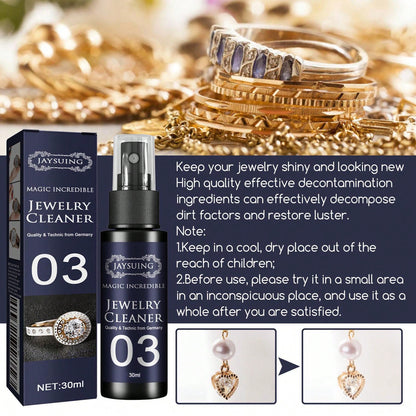 JAYSUING 1pc/Jewelry Cleaner, Suitable For Watches, Diamond Rings, Rust Removal, Stain Removal, Dial Maintenance, Cleaning, Gold Jewelry, 30ml Jewelry Cleaner Watch Ring Spray, Multi-Functional Rust R