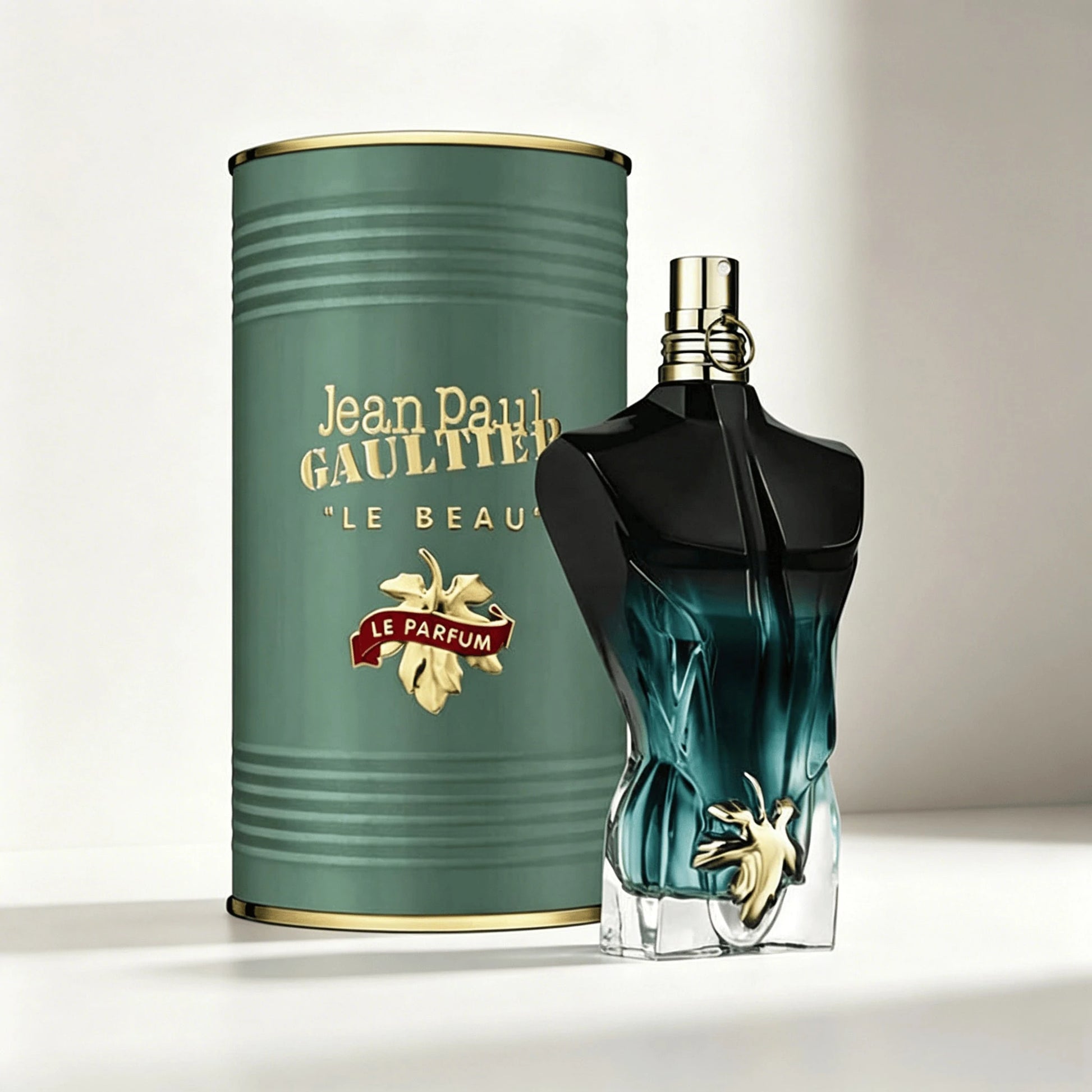 Jean Paul Gaultier Le Beau Le Parfum Men EDP Spray Long Lasting Fresh Tropical Woody Cologne Man Torso Shaped Bottle Luxury Metal Can Package