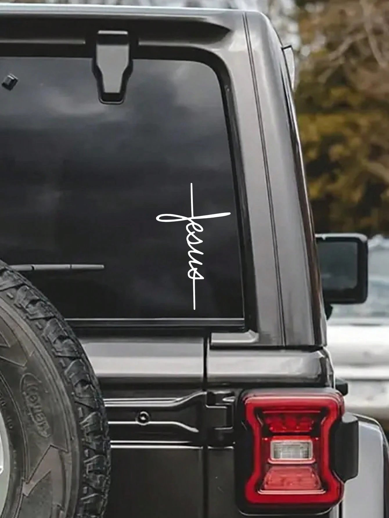 Jesus Cross Sticker God Cross Jesus Car Window Bumper Decals, Or Bumpers