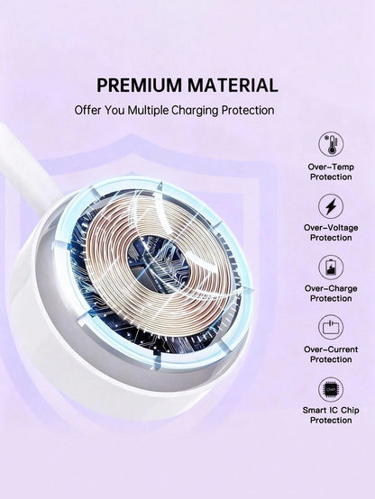JMMO 1pc 3.3ft/100cm Portable Magnetic Wireless Charger Compatible With Apple Watch Series Ultra/9/8/7/6/SE/SE2/5/4/3/2/1