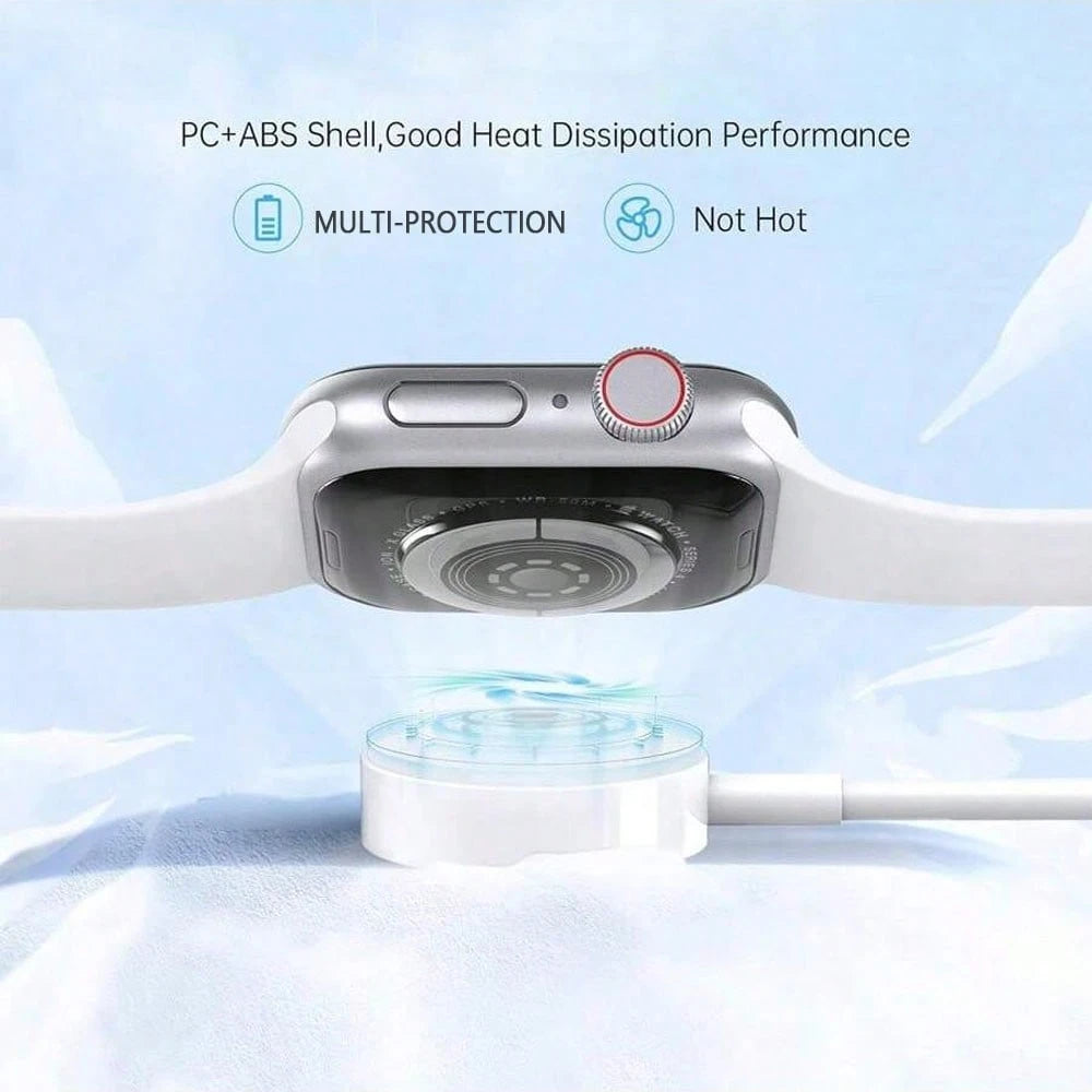 JMMO 1pc 3.3ft/100cm Portable Magnetic Wireless Charger Compatible With Apple Watch Series Ultra/9/8/7/6/SE/SE2/5/4/3/2/1