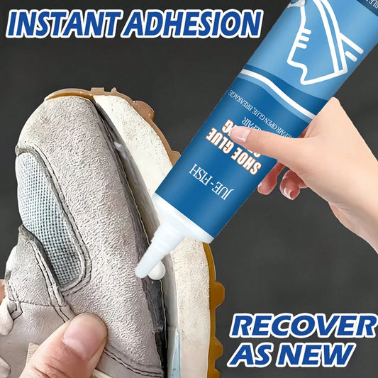 JUE FISH Strong Shoe Repair Glue, Shoe Repair Adhesive, Shoe Patching Glue- Quick-Drying Adhesive, Quickly Solidifies And Adheres, Resistant To High Temperatures| Suitable For Sports Shoes, Boots An