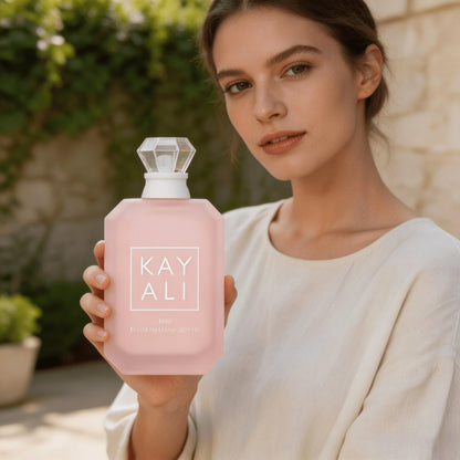 KAYALI 81 100ml Women's Eau De Parfum Luxury Long Lasting Floral Fruity Vanilla Oriental Woody Sweet Perfume Signature Scent Soft, Cute And Sweet Strawberry, Cotton Candy And Milk Fragrance, Also Suit