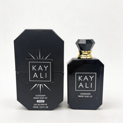 KAYALI Oudgasm Smoky Oud| 07 Eau De Parfum 3.4 Oz/ 100 ML Soft Rose, Transparent Resin Scent, Long-Lasting Fragrance, Very Suitable For Users Who Prefer Woody Agarwood Notes. It Is Also Suitable As A