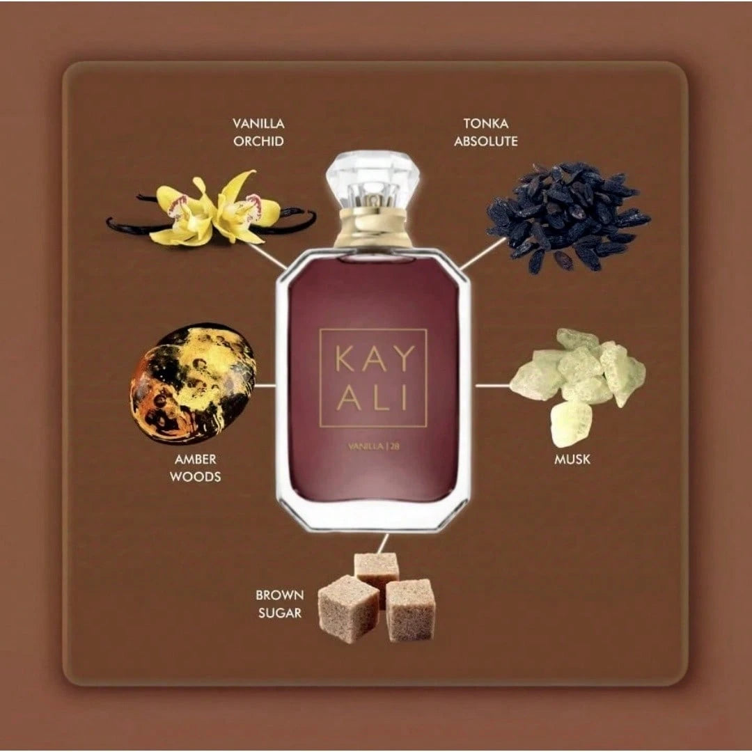 KAYALII VANILLA| 28 Eau De Parfum Spray Is A Oriental Vanilla Fragrance For Women And Men 3.4 Oz/ 100 ML