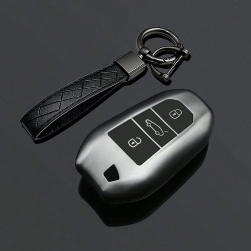 Key Fob Cover For Peugeot 2008 3008 4008 5008 308 408 508 C1 C2 C4 C6 C3-XR Picasso Grand DS3 DS5 Car Keychain
