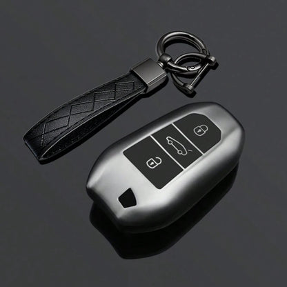 Key Fob Cover For Peugeot 2008 3008 4008 5008 308 408 508 C1 C2 C4 C6 C3-XR Picasso Grand DS3 DS5 Car Keychain