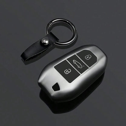 Key Fob Cover For Peugeot 2008 3008 4008 5008 308 408 508 C1 C2 C4 C6 C3-XR Picasso Grand DS3 DS5 Car Keychain