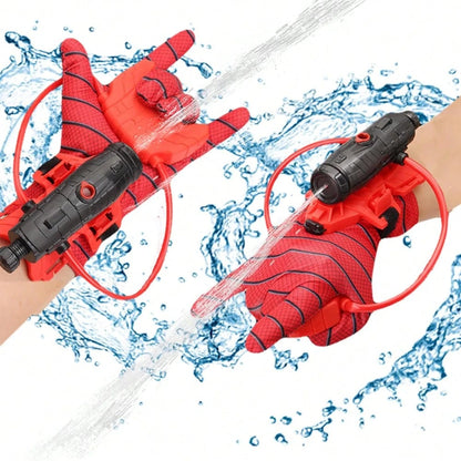 Kids Wrist Water Launcher With Gloves, Cool Hero Water Shooting Toy, Cosplay Battle Game, Summer Water Soaker Toy, Swimming Pool Beach Outdoor Play Gift For Kids Boys Girls, Birthday Gift Party Favor