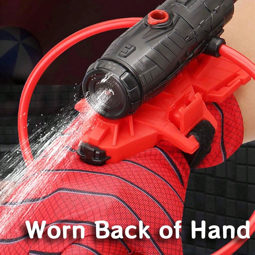 Kids Wrist Water Launcher With Gloves, Cool Hero Water Shooting Toy, Cosplay Battle Game, Summer Water Soaker Toy, Swimming Pool Beach Outdoor Play Gift For Kids Boys Girls, Birthday Gift Party Favor