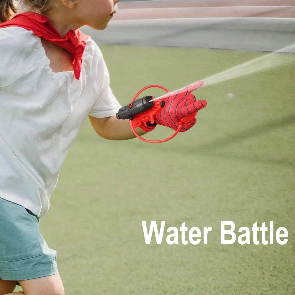 Kids Wrist Water Launcher With Gloves, Cool Hero Water Shooting Toy, Cosplay Battle Game, Summer Water Soaker Toy, Swimming Pool Beach Outdoor Play Gift For Kids Boys Girls, Birthday Gift Party Favor