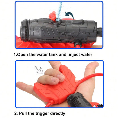Kids Wrist Water Launcher With Gloves, Cool Hero Water Shooting Toy, Cosplay Battle Game, Summer Water Soaker Toy, Swimming Pool Beach Outdoor Play Gift For Kids Boys Girls, Birthday Gift Party Favor
