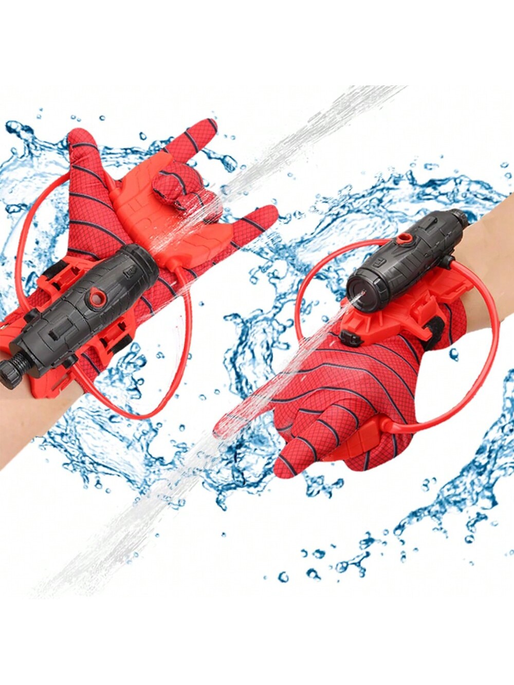 Kids Wrist Water Launcher With Gloves, Cool Hero Water Shooting Toy, Cosplay Battle Game, Summer Water Soaker Toy, Swimming Pool Beach Outdoor Play Gift For Kids Boys Girls, Birthday Gift Party Favor