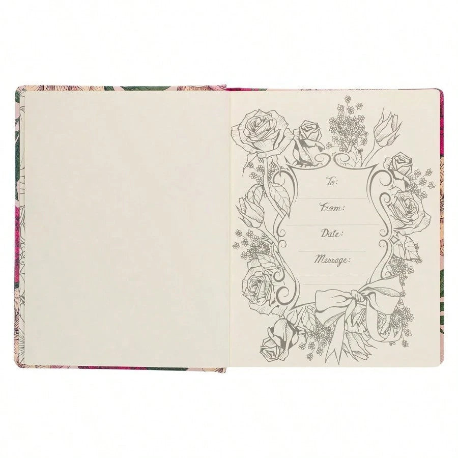 KJV Holy Bible, My Creative Bible, Faux Leather Hardcover- Ribbon Marker, King James Version, Pink Printed Floral (KJV Creative Editions)
