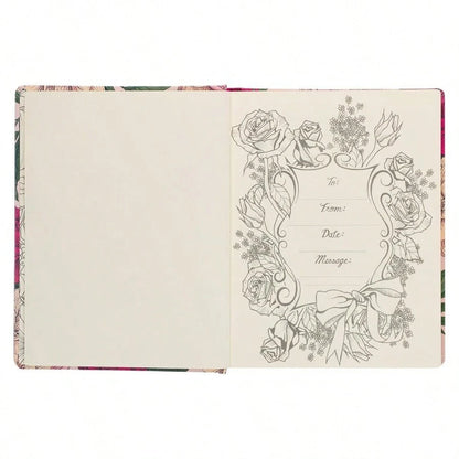 KJV Holy Bible, My Creative Bible, Faux Leather Hardcover- Ribbon Marker, King James Version, Pink Printed Floral (KJV Creative Editions)