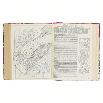 KJV Holy Bible, My Creative Bible, Faux Leather Hardcover- Ribbon Marker, King James Version, Pink Printed Floral (KJV Creative Editions)