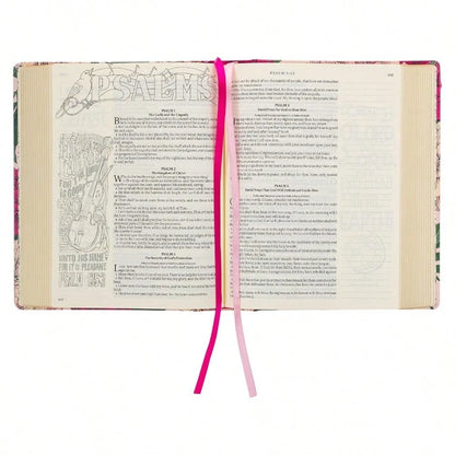 KJV Holy Bible, My Creative Bible, Faux Leather Hardcover- Ribbon Marker, King James Version, Pink Printed Floral (KJV Creative Editions)