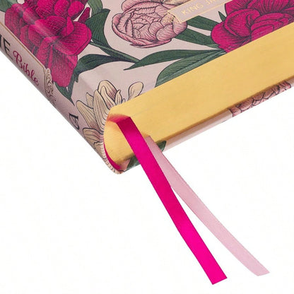 KJV Holy Bible, My Creative Bible, Faux Leather Hardcover- Ribbon Marker, King James Version, Pink Printed Floral (KJV Creative Editions)