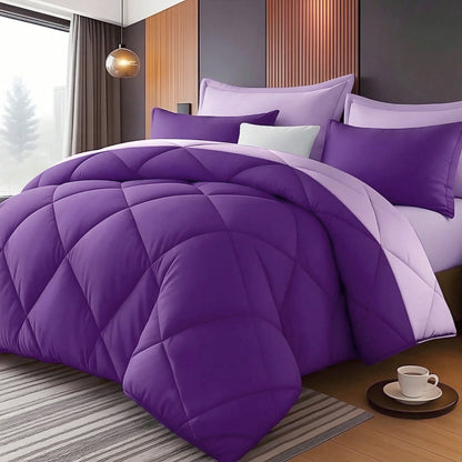 KTABEDDING 2/3PCS Minimalist Luxurious Diamond Grid Large Size Comforter Soft Microfiber Breathable Easy Care For All Seasons Bedding Set With Down Altemative Comforter And Pillowcases Large Size Bedr