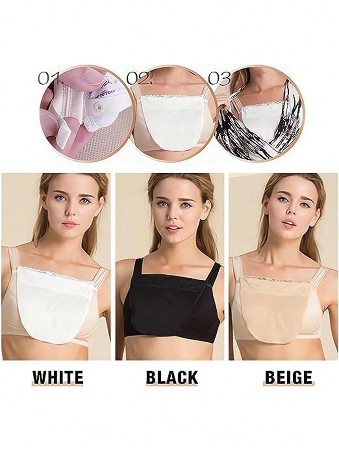 Lace Trim Breathable Invisible Seamless Modal Women's Camisole, Anti-Slip, Suitable For Party, Travel, Performance Outfit, Portable Accessory