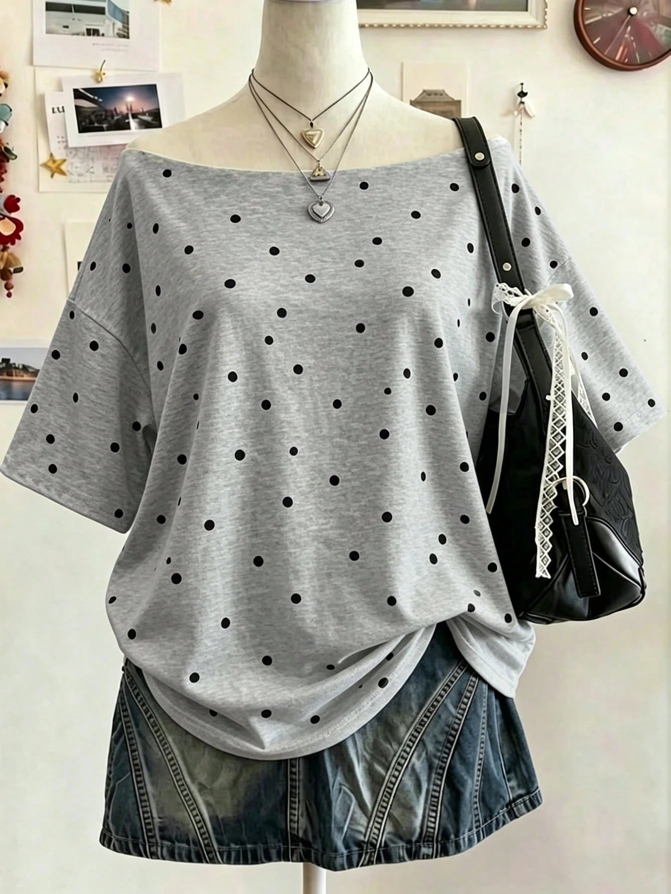 Lalippa Plus Size Vacation Fashion Floral Print Short Sleeve Streetwear T-Shirt