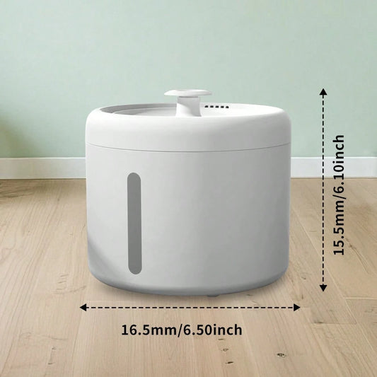 Large Capacity Pet Water Fountain, Automatic Cat Water Dispenser With Visible Water Level, Quiet Pump & Easy Clean Design For Multi-Pet Households
