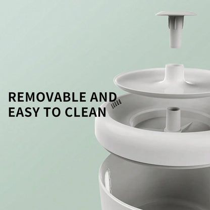 Large Capacity Pet Water Fountain, Automatic Cat Water Dispenser With Visible Water Level, Quiet Pump & Easy Clean Design For Multi-Pet Households