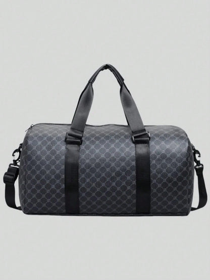 Large Capacity Travel Duffle Bag, Weekender Bag With Wet Pocket, Waterproof Overnight Bag For Gym Fitness Hospital, Carry-On Luggage For Weekend Trip, Black Large Tote Bag Travel Essential Shopping Ba