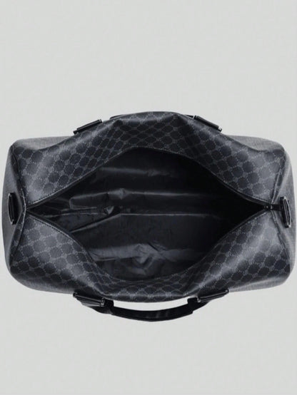 Large Capacity Travel Duffle Bag, Weekender Bag With Wet Pocket, Waterproof Overnight Bag For Gym Fitness Hospital, Carry-On Luggage For Weekend Trip, Black Large Tote Bag Travel Essential Shopping Ba