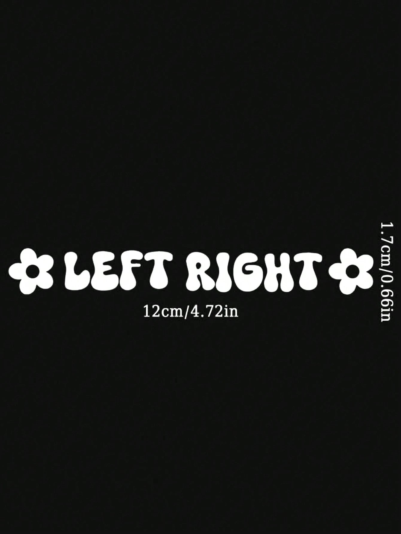 Left & Right Sticker,Car Decoration Sticker,High Quality Waterproof Vinyl Decal Stickers For Laptops, Mobile Phone Accessories, Helmets, Car Windows, Bumpers, Mugs, Door Walls