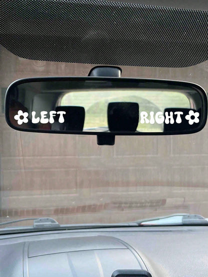 Left & Right Sticker,Car Decoration Sticker,High Quality Waterproof Vinyl Decal Stickers For Laptops, Mobile Phone Accessories, Helmets, Car Windows, Bumpers, Mugs, Door Walls