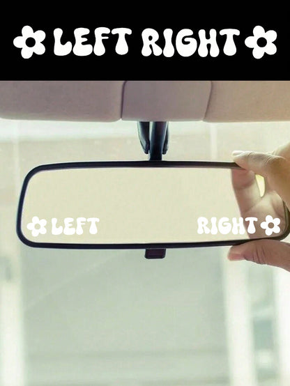 Left & Right Sticker,Car Decoration Sticker,High Quality Waterproof Vinyl Decal Stickers For Laptops, Mobile Phone Accessories, Helmets, Car Windows, Bumpers, Mugs, Door Walls