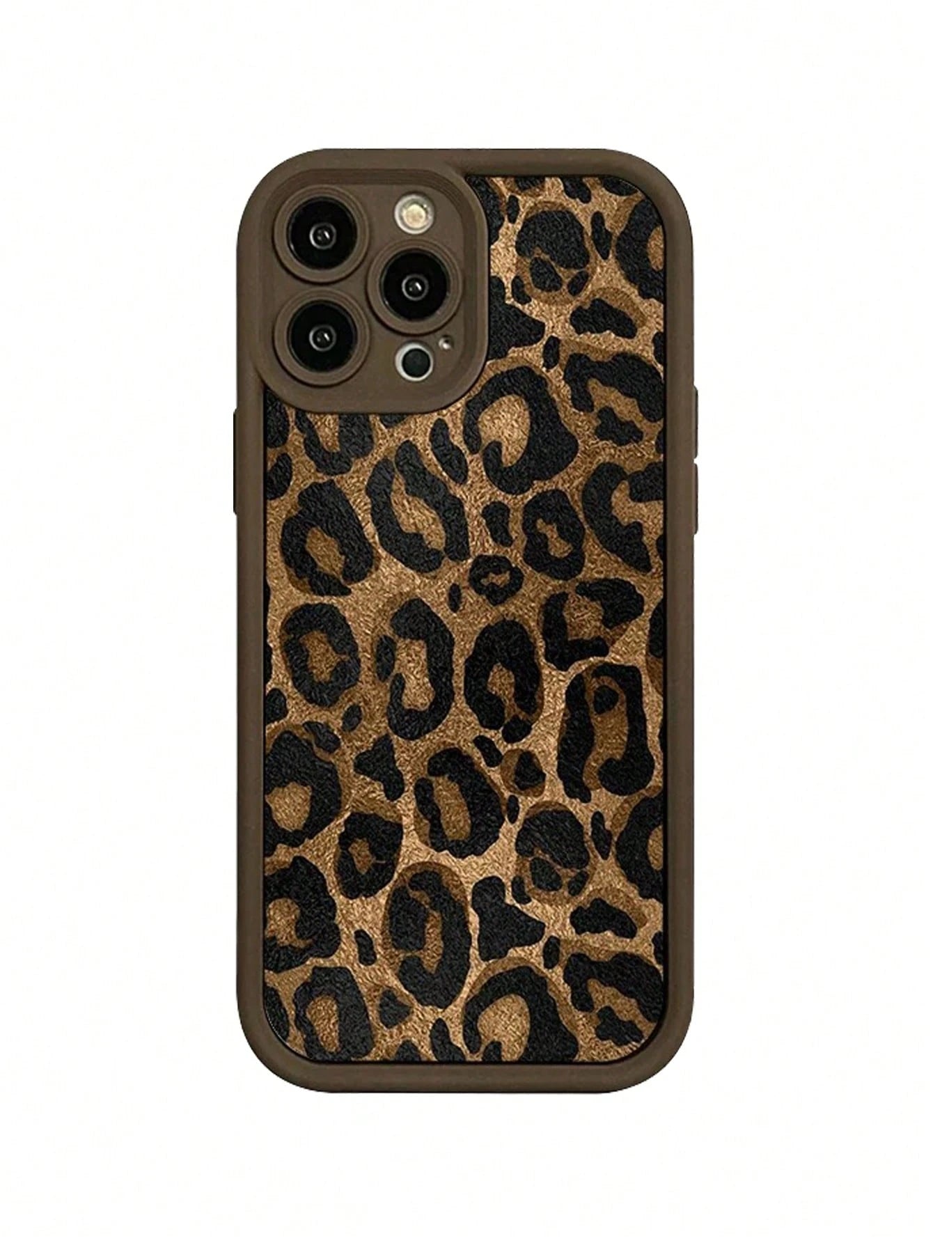 Leopard Print Silicone Shockproof Soft Phone Case, Compatible With IPhone 17 Pro Max/17 Pro/17 Air/17/16 Pro Max/16/16 Pro/16 Plus/16E/15/15 Plus/15 Pro/15 Pro Max/11/12/13/14 Pro Max/XS/XR/11 Pro/11