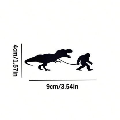 Little Sasquatch Walking Vinyl Decals Funny Bigfoot Car Stickers Decals Truck SUV Windshield