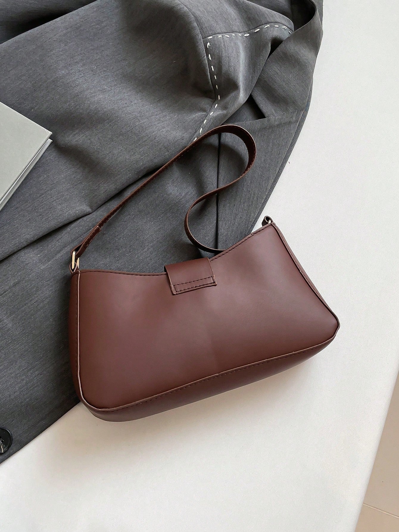 Livesso Women's Fashion Casual Commuter Shoulder Bag, Colorblock Design, Portable Crossbody Bag Suitable For Dates, Shopping, Gifts