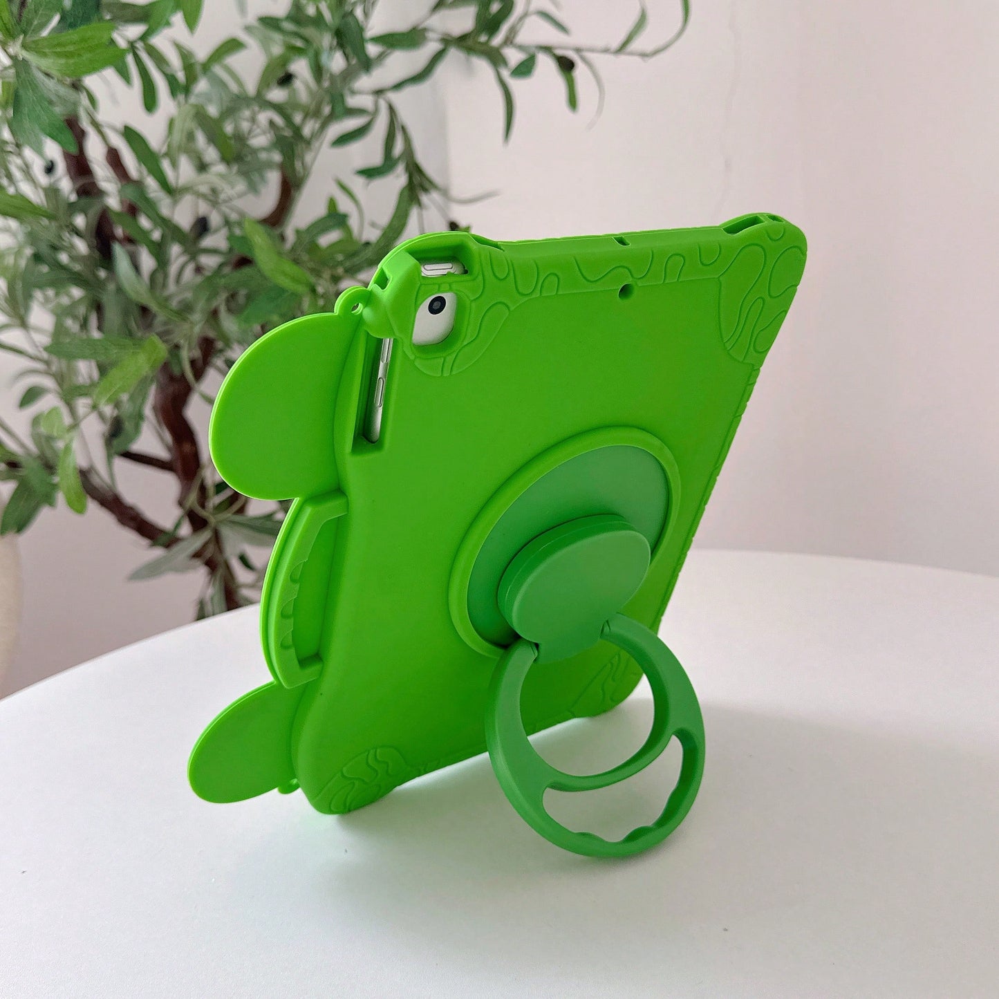 Lolla 1pc Cute Frog Protective Case Compatible With 7/8/9/Air 5/4/3/9th Gen 10.2/Pro 11/Mini 7/Air 6//A7/8/9 Full Coverage Silicone Tablet Shell, Aesthetic, Back To School