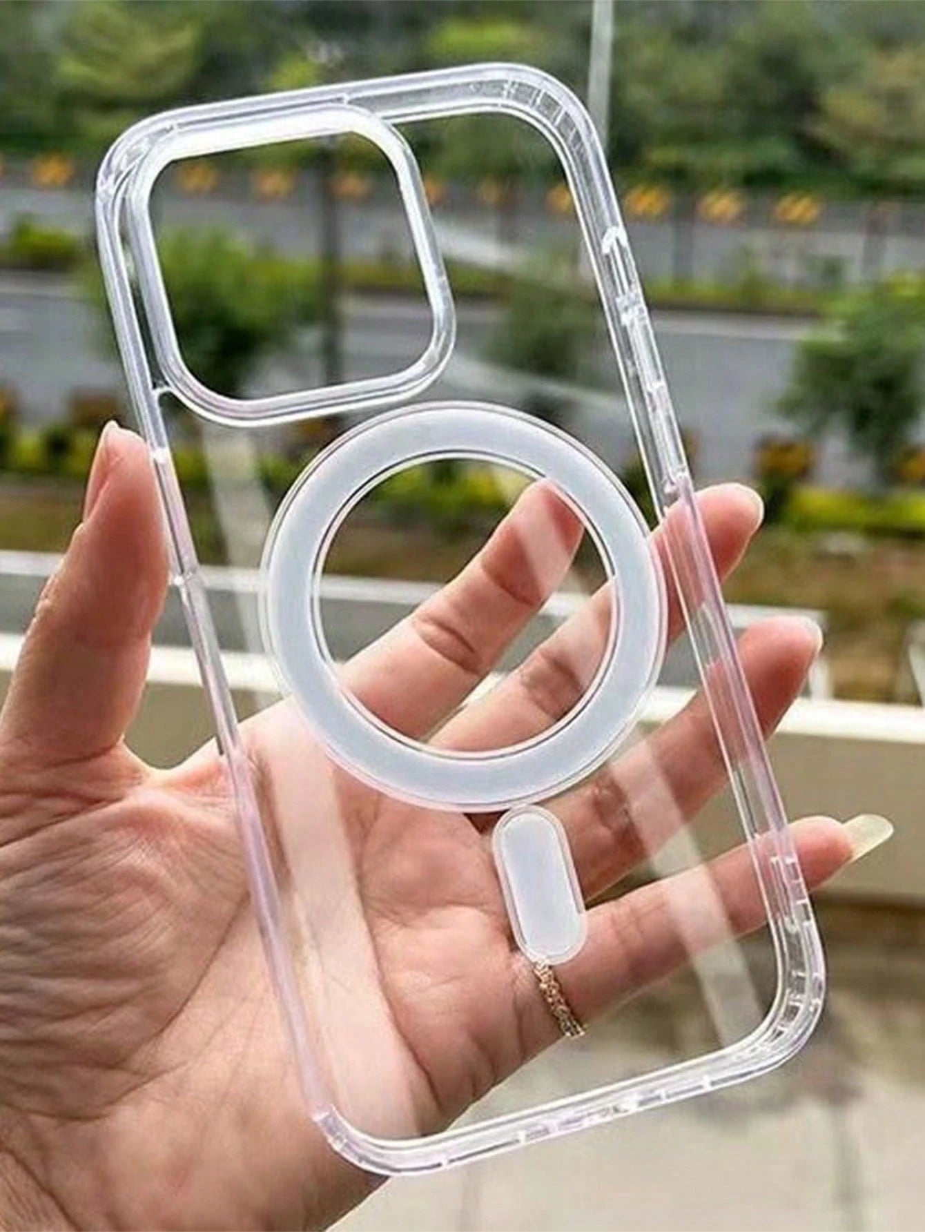 Luxury Magnetic Transparent Acrylic Wireless Charging Protective Case, Compatible With IP17Promax/ 16promax/17pro/17/16 15 14 13 12 11 7/8/SE2/SE3 13 12 16 15 14 7/8 Plus 16 15 14 13 12 11 Pro 16 15 1