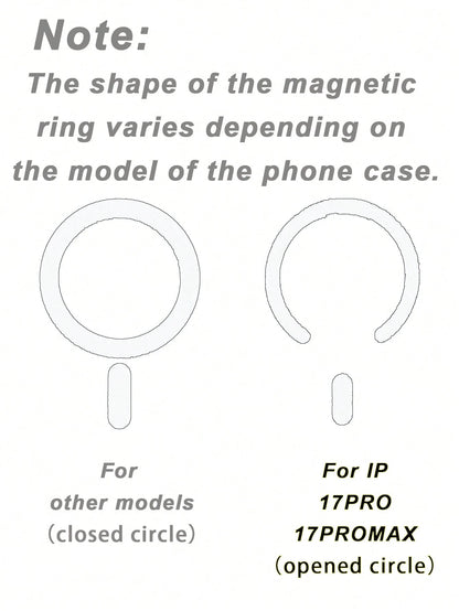Luxury Magnetic Transparent Acrylic Wireless Charging Protective Case, Compatible With IP17Promax/ 16promax/17pro/17/16 15 14 13 12 11 7/8/SE2/SE3 13 12 16 15 14 7/8 Plus 16 15 14 13 12 11 Pro 16 15 1
