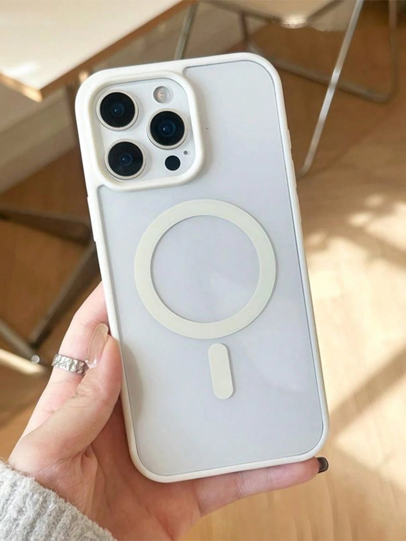 Luxury Magnetic Transparent Acrylic Wireless Charging Protective Case, Compatible With IP17Promax/ 16promax/17pro/17/16 15 14 13 12 11 7/8/SE2/SE3 13 12 16 15 14 7/8 Plus 16 15 14 13 12 11 Pro 16 15 1