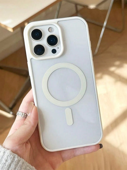 Luxury Magnetic Transparent Acrylic Wireless Charging Protective Case, Compatible With IP17Promax/ 16promax/17pro/17/16 15 14 13 12 11 7/8/SE2/SE3 13 12 16 15 14 7/8 Plus 16 15 14 13 12 11 Pro 16 15 1