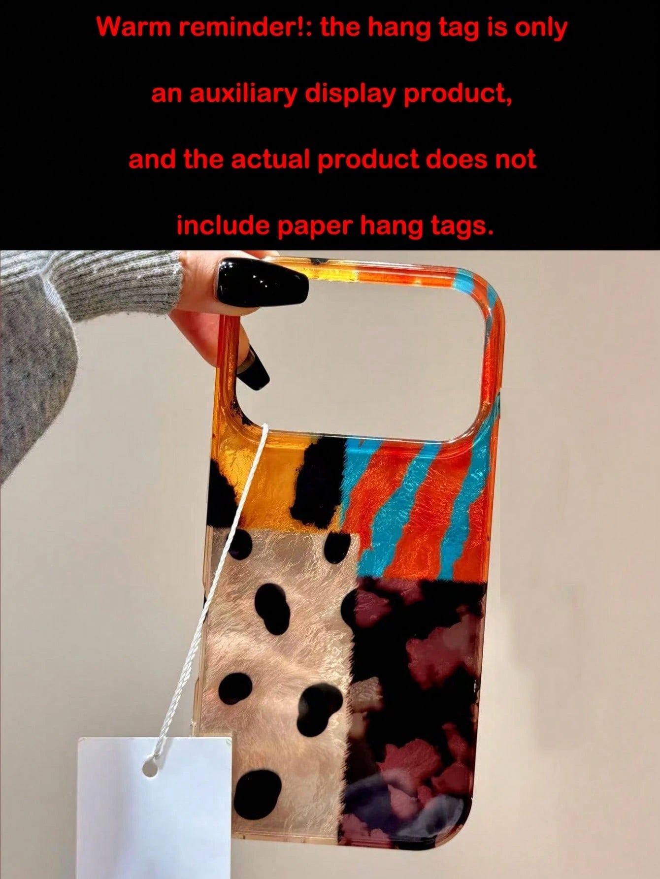 Luxury Patchwork Elements Fashion Leopard Print Patchwork Wavy Eagle Claw Tiger Stripe Phone Case, Compatible With IPhone 17 Pro Max, 17 Pro, 17 Air, 17, 12, 13, 14, 15, 16 Pro Max, 14 Plus, 15 Plus
