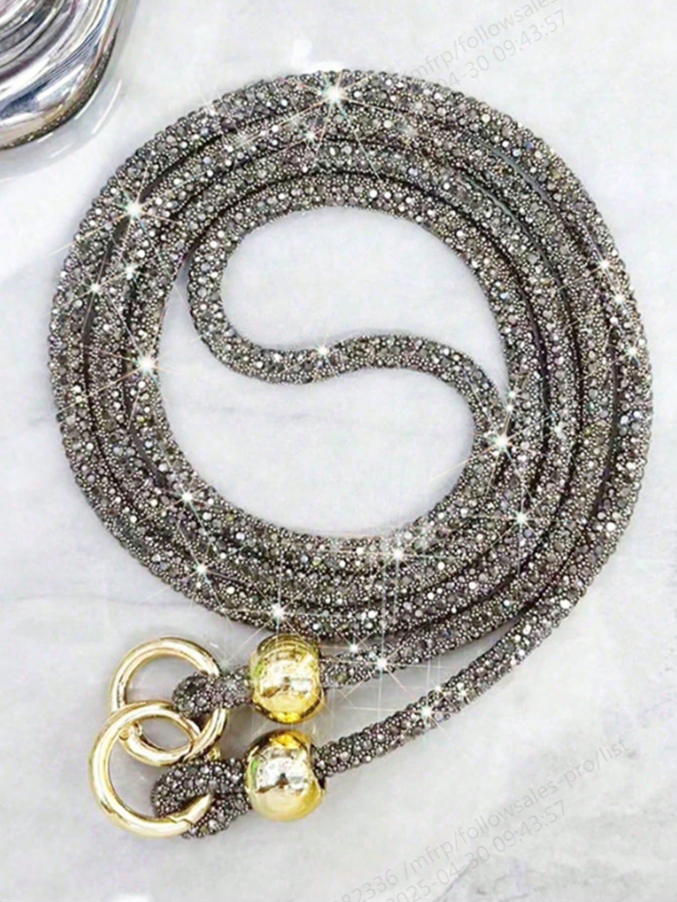 Luxury Rhinestone Lanyard, Long Crossbody Phone Strap, Can Be Used As Shoulder Or Backpack Hanger, Bag Decor Phone Cord