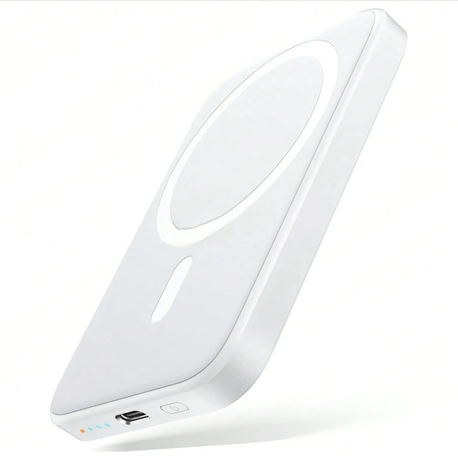 Magsafe Portable Charger Compatible With Iphone, 5,000mAh 20W Magnetic Power Bank, Fast Charging Wireless Battery Pack With 20W USB-C Compatible With Iphone 16/15/14/13/12 Series, 2025 Version Suitabl